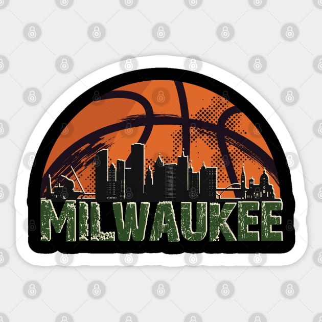 Milwaukee  basketball Sticker by JayD World